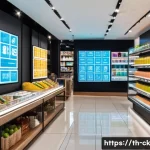 Home 20 옴니채널 고객 경험 개선을 위한 혁신 기술 - A modern retail store interior in Bangkok with seamless integration of online and offline shopping e...
