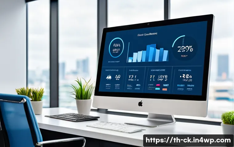 옴니채널 고객 경험을 위한 대시보드 구성법 - A modern, sleek omnichannel dashboard interface displayed on a desktop monitor, showing multiple rea...